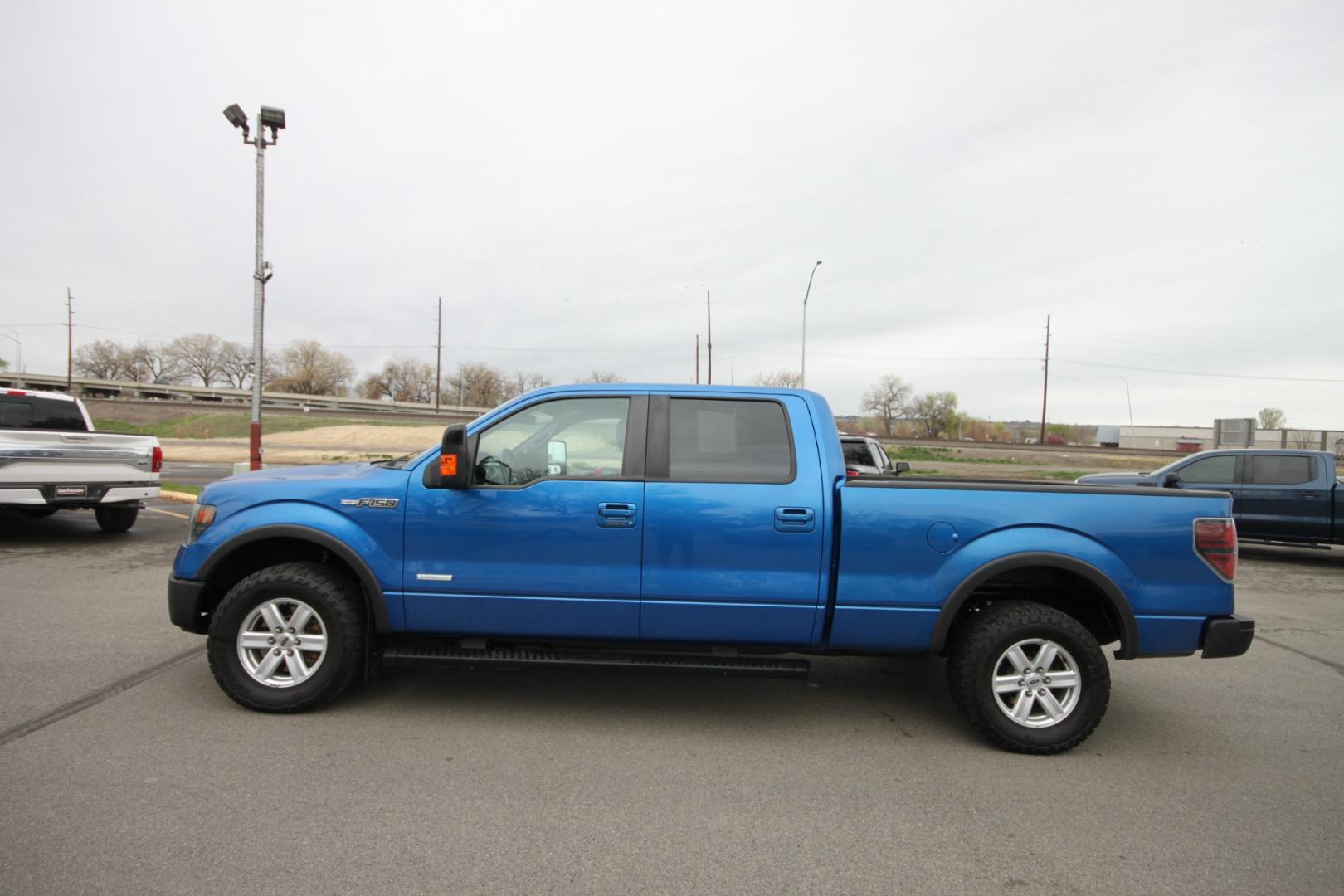 2013 Blue Flame Metallic /Black Leather Ford F-150 FX4 (1FTFW1ETXDF) with an 3.5L Ecoboost V6 engine, Automatic transmission, located at 4562 State Avenue, Billings, MT, 59101, (406) 896-9833, 45.769516, -108.526772 - Photo#0